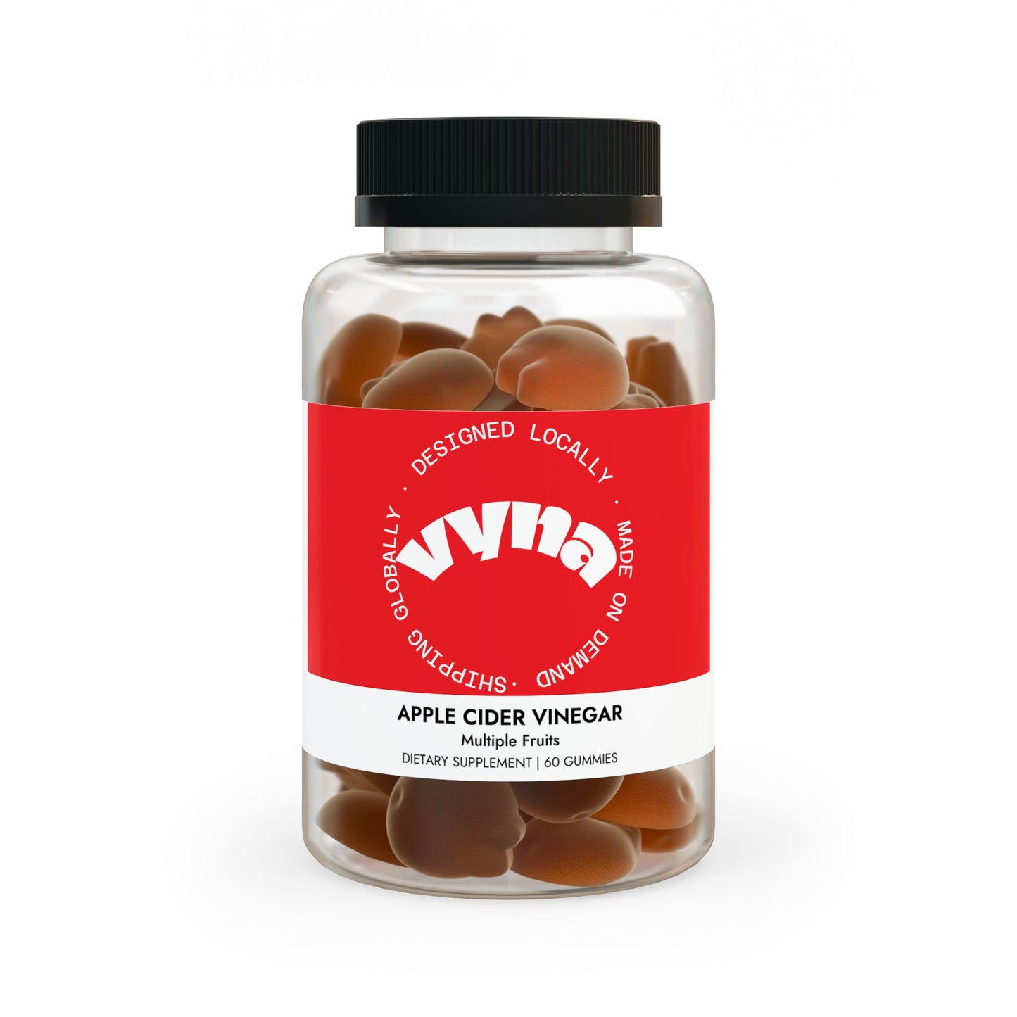vyna Apple Cider Vinegar Gummies – 3-Pack (180 Gummies)