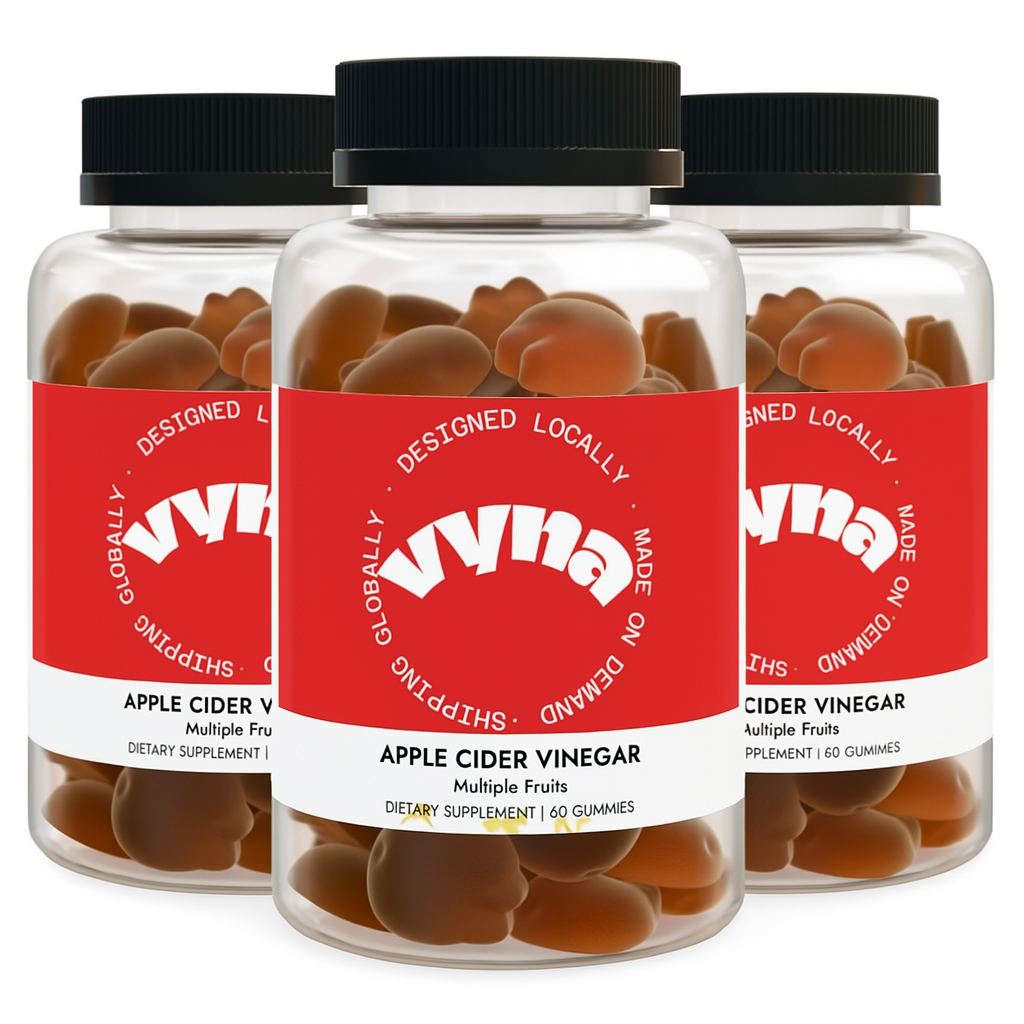 vyna Apple Cider Vinegar Gummies – 3-Pack (180 Gummies)