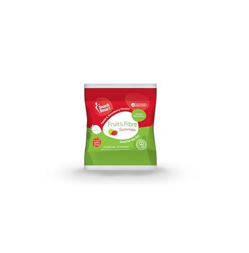 Fruit Fiber Gummies, 7 Pieces, 6g Fiber Per Pouch, Vegan, No Added Sugar