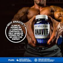 Gaspari Nutrition Anavite - Sports Multi-Vitamin with Amino Acids, Beta-Alanine and L-Carnitine, Enhanced Performance and Recovery, 180 Tablets