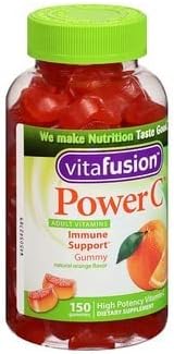 VitaFusion Power C Gummy Vitamins for Adults Absolutely Orange - 150 ct, Pack of 6