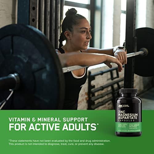 Optimum Nutrition Muscle Recovery and Endurance Supplement for Men and Women, Zinc and Magnesium Supplement, 90 Count
