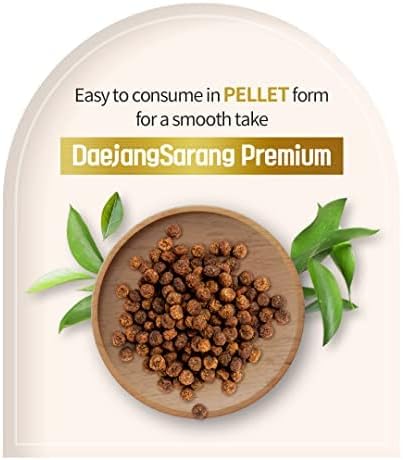 Migung 365 Daejang Sarang (Premium, 30 Sticks) - Psyllium Husk Dietary Fiber Supplement for Digestive Health & Constipation Relief. Plant-Based Natural Ingredients, Gentle Formula 4,960mg.