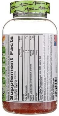 VitaFusion Power C Gummy Vitamins for Adults Absolutely Orange - 150 ct, Pack of 6