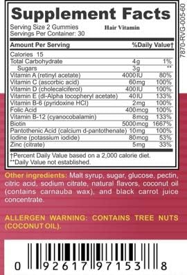 Bariatric Multivitamin 3 Pack, Multivitamin Gummy 90 Chews. - D3 Gummy 90 Chews.- Hair Vitamin Gummy 60 Chews.