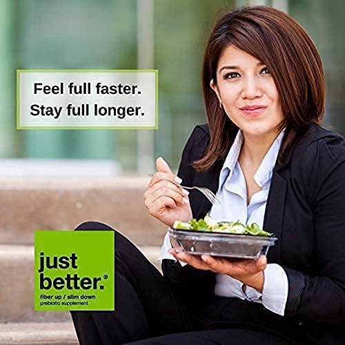 Prebiotic Fiber Supplement for a Healthy Gut | Fiber Powder with Zero Grit Zero Taste and No Bloating or Gas | Feel Full Faster | Keto Non-GMO Gluten Free Vegan 30 Servings