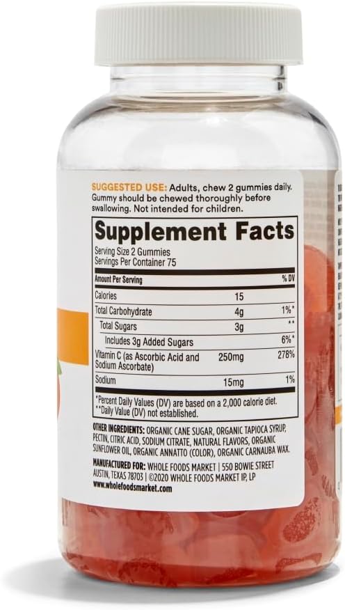 365 by Whole Foods Market, Citrus Vitamin C Gummies, 150 Count
