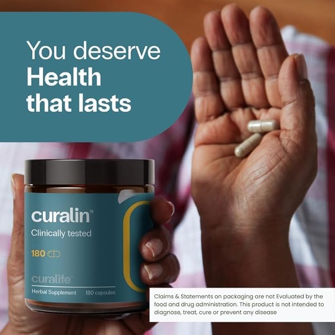 CuraLin - Clinically Tested, Effective, and 100% Natural I 9 Potent Ingredients | 3 Pack - 3 Month Supply (New Packaging)