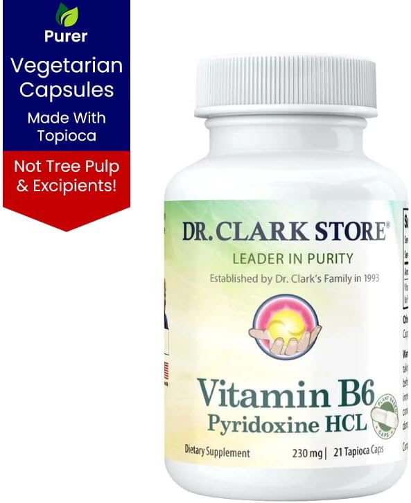 Dr.Clark Vitamin B6 230 MG 21 Tapioca Capsules