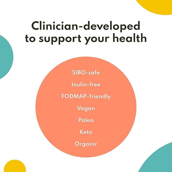Firm Up Organic Soluble Fiber Supplement for Digestive Gut Health, Diarrhea Control & IBS Relief, Gluten Free Vegan Prebiotic Powder, One Month Supply