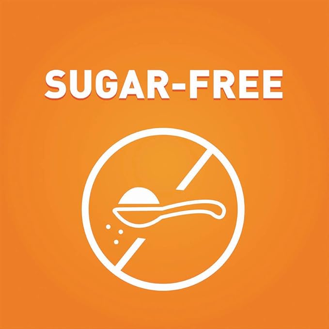 Citrucel Sugar Free Fiber Powder for Occasional Constipation Relief, Methylcellulose Fiber Powder, Orange Flavor - 16.9 Ounces