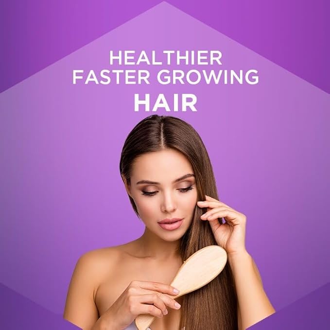 Bloom Biotin 5000mcg B7 for Healthy Hair Growth, Supports Hair Loss, Beautiful Skin & Strong Nails with Hyaluronic Acid, Collagen, Folate, Vitamin E, A, B6 | Made in USA