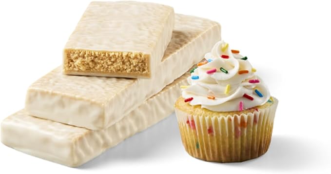 think! Protein Bars with Chicory Root for Fiber, Cupcake Batter, 1.4 Oz, 10 Ct