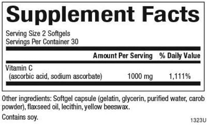 Natural Factors Liposomal Vitamin C, 60 Softgels