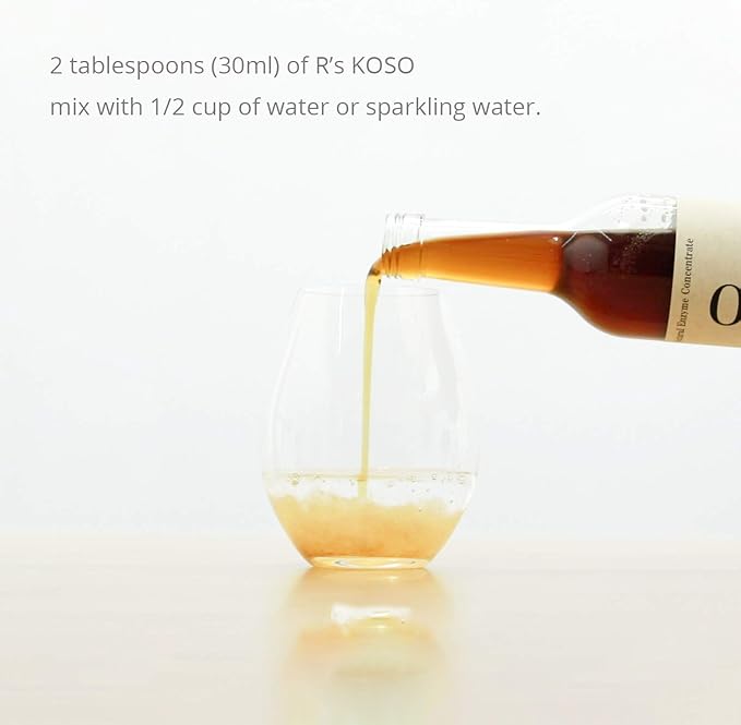 3-Day Cleanse by R's KOSO - Japanese Enzyme Drink Rich in Probiotics and Prebiotic, Made from 100+ Vegetables & Fruits - Natural Support for Better Digestion & Gut Health + Detox + Cleanse - 16oz