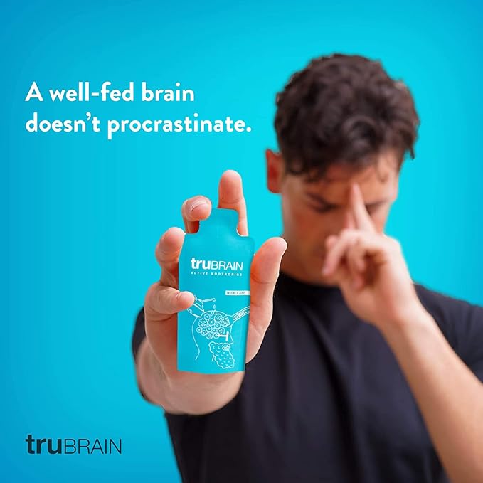 TruBrain Drinks – Nootropic Brain Food Designed by Neuroscientists to Boost Mental Output & Improve Memory Nootropic Supplement