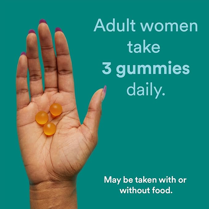 SmartyPants Prenatal Vitamins for Women, Sugar Free Multivitamin Gummies: Methylfolate, Omega 3 (ALA) Vitamin D3, C, Vitamin B12, B6, Vitamin A, K & Zinc, Erythritol Free, 60 Count (20 Day Supply)