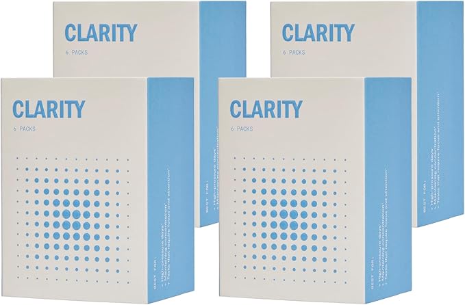 Clarity - Focus Supplements with Nootropics for Daily Brain Support - Lion's Mane & Alpha GPC to Support & Maintain Focus (24 Servings)