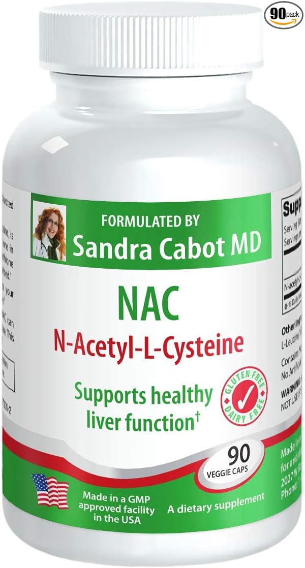 Liverdoctor NAC 600 mg Capsules - N Acetyl Cysteine 600 mg (90 Capsules)