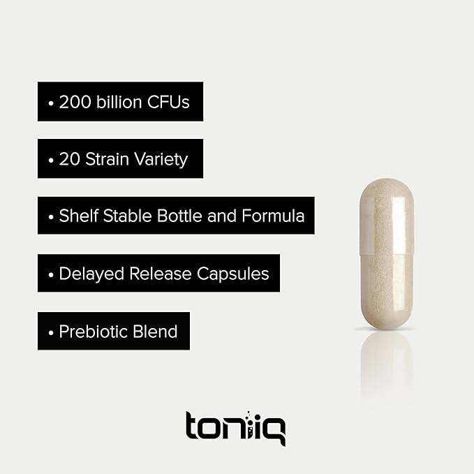 Probiotics for Men - Ultra High Potency, 200 Billion CFU, 20 Strains, Prebiotics for Digestive and Immune Support - Advanced Formula, Third-Party Tested, GMP-Certified