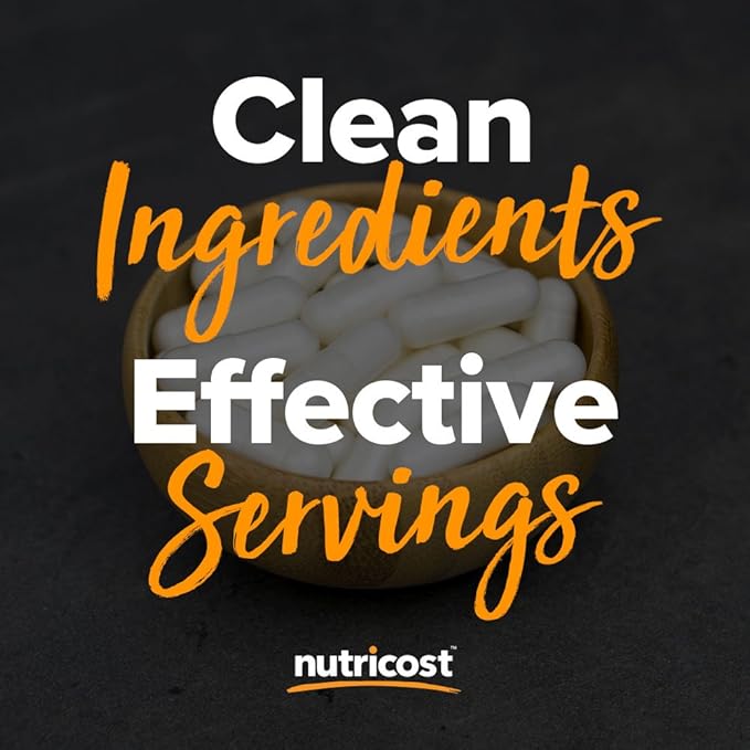 Nutricost L-Citrulline 750mg, 180 Capsules (2 Bottles)