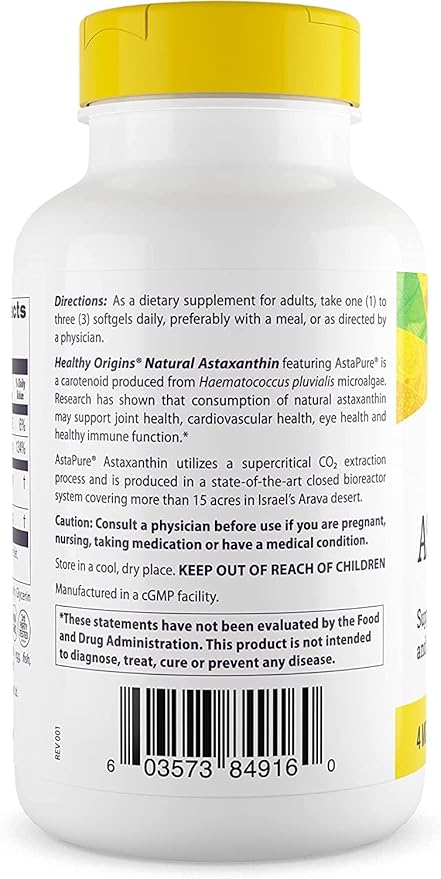Astaxanthin Gels 4 MG 150 Count