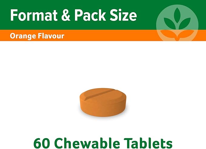1000mg Orange Flavour Tablets
