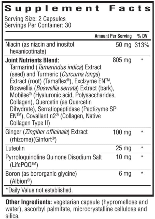 Seeking Health Joint Nutrients, with Collagen and Niacin, Supports Healthy Joints (60 Capsules)*