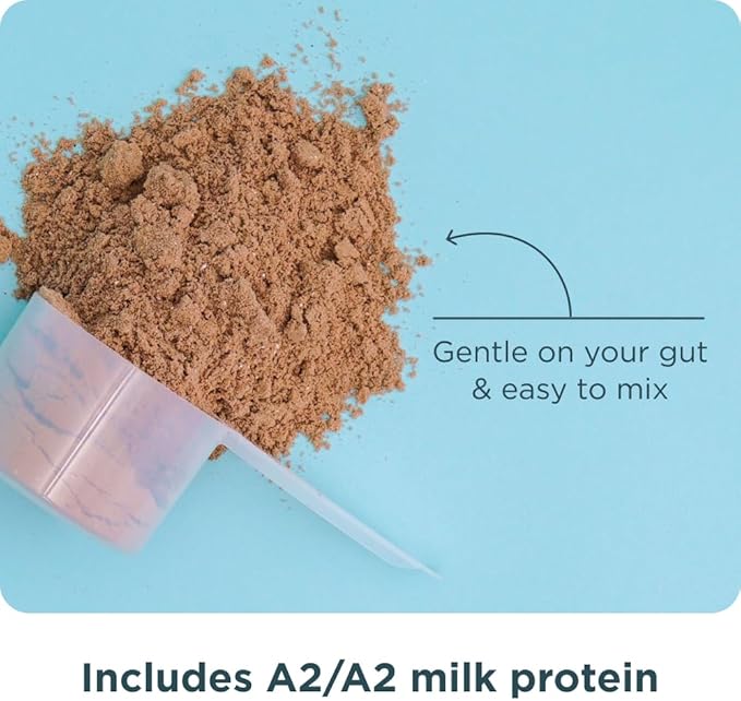 Ancient Nutrition Grass Fed Whey Protein, Chocolate Peanut Butter, 23g Protein, 18 Servings, Hydrolyzed Collagen Peptides, Organic Regenerative A2/A2 Milk Protein
