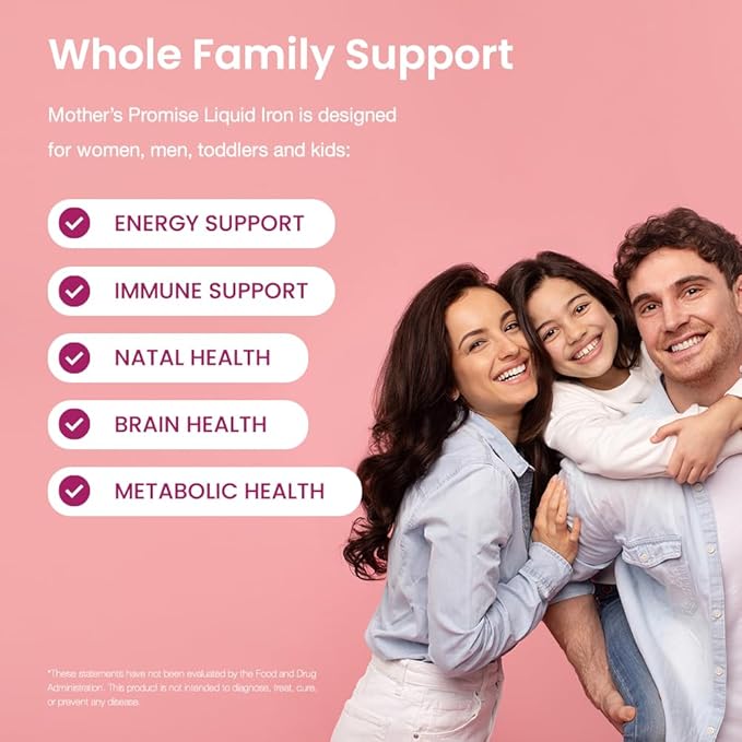 Liquid Iron Supplement for Women, Men & Kids | Non Constipating Vegan Iron Supplements for Anemia, Healthy Blood, Prenatal & Postnatal | Sugar-Free Natural Berry Flavor, Ferrochel® & Vitamin C