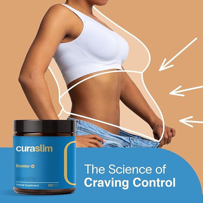 CuraSlim Naturally Formulated for Balance - 4 Capsules a Day, 1 Month Supply - Supports Balanced Dietary Routine