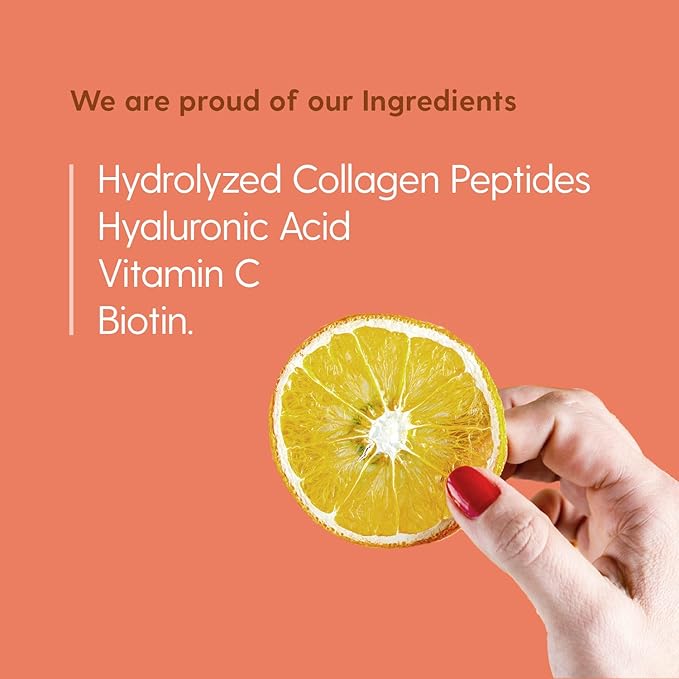 Collagen+ Powder - 18g Protein - Hydrolyzed Collagen + Biotin + Hyaluronic Acid & Vitamin C | Gluten Free No Sugar Non GMO 16 Oz