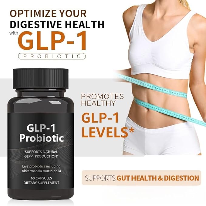 30 PCS G•L•P-1 Probiotic,G•L•P-1 Probiotics for Women & Men,Curbs App & Promotes Feeling of Fullness,Delayed Release,for Men & Women (30 Capsules-1Pack)