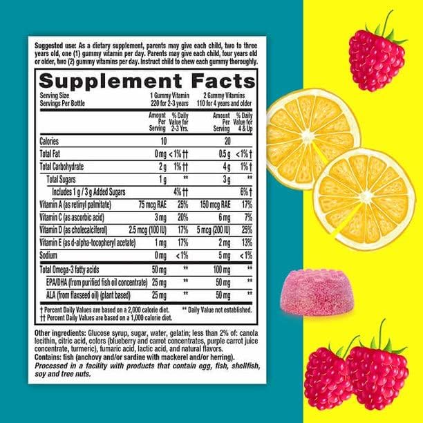 L'il Critters Omega -3 DHA, 300 Gummy Bears