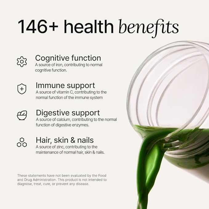 Huel Daily Greens Watermelon | Superfood Greens Powder | 91 Vitamins, Minerals, and Wholefood-Sourced Ingredients | Adaptogens, Antioxidants, Gut-Friendly Probiotics | 30 Servings