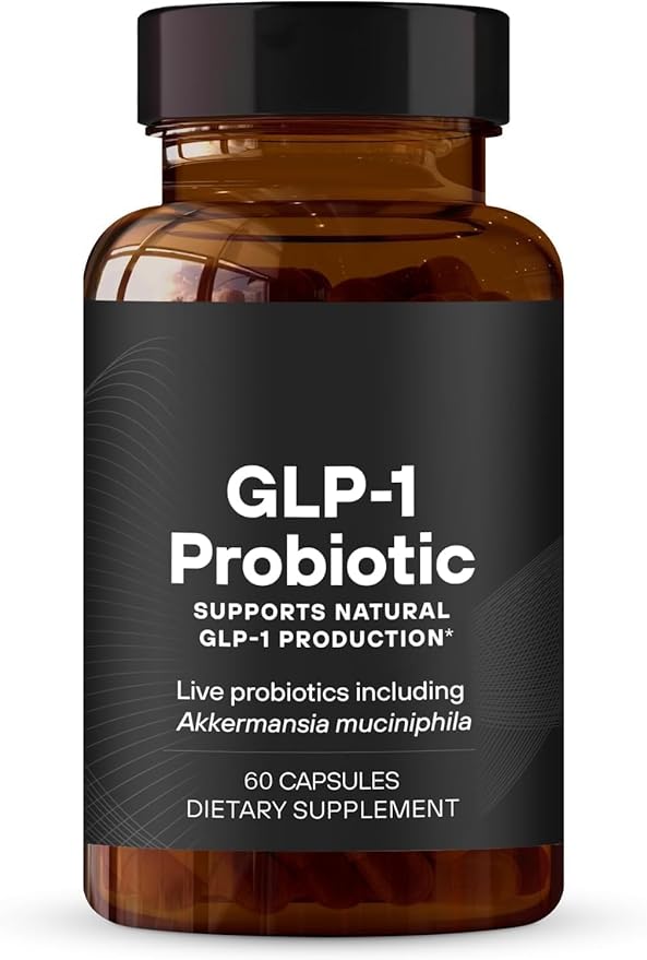 60 PCS GLP-1 Probiotic - AFU Multi-Strain Probiotic + Prebiotic, Naturally Support GLP-1 Production & Curb Appetite, Delayed Release, Third-Party Tested, for Men & Women (60 Capsules, 1-Pack)-T52