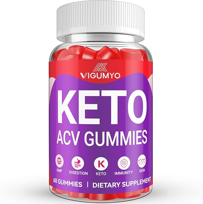 Keto ACV Gummies 1500MG Keto Gummies Apple Cider Vinegar Gummies Formulated with Pomegranate Beet Juice Powder B12 Vegan Non GMO 120 Gummys