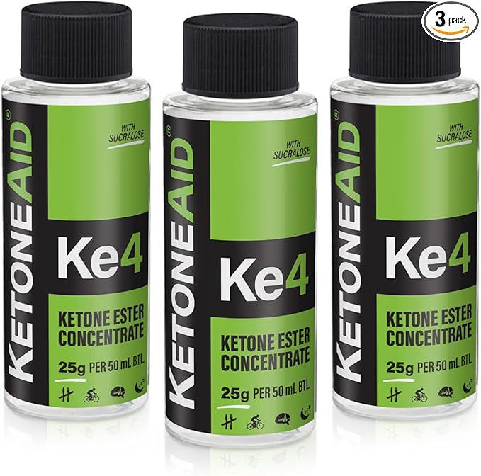 KetoneAid Ke4 Pro with Sucralose | Ketone Ester Drink | 10 Servings Per Bottle