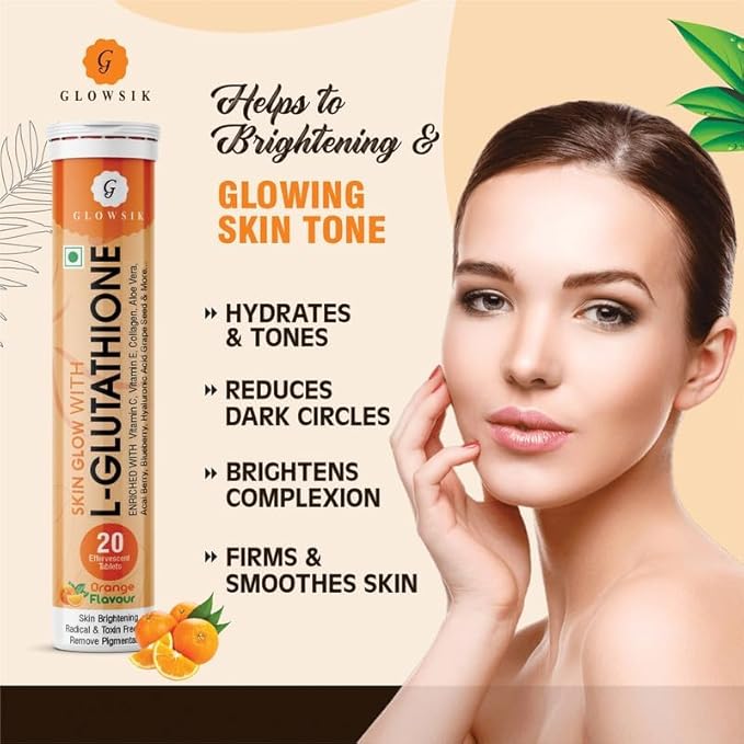 Advanced L-Glutathione Effervescent Tablets Vitamin C (20)