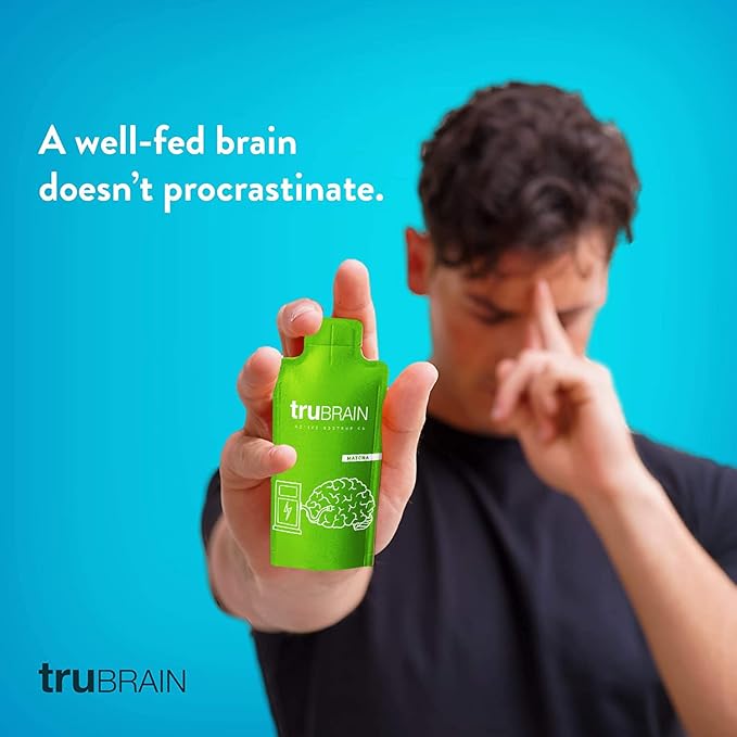 TruBrain Drinks – Nootropic Brain Food Designed by Neuroscientists to Boost Mental Output & Improve Memory Nootropic Supplement