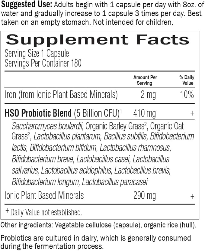 Garden of Life Whole Food Primal Defense Ultra Ultimate Probiotic Dietary Supplement Vegetarian Capsules for Digestive and Gut Health, 180 Count