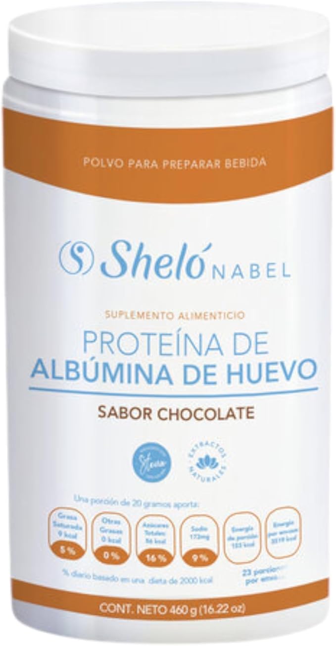 Chocolate Protein Powder with Multivitamins, 16 oz, Shelo Nabel