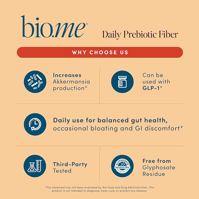 Daily Prebiotic Fiber (Chai) - Fiber Supplement Powder for Digestive Health & Gut Health - Fiber Powder Prebiotics, Non-GMO Dietary Fiber, Gluten & Sugar Free Soluble Fiber Supplements-30 Servings