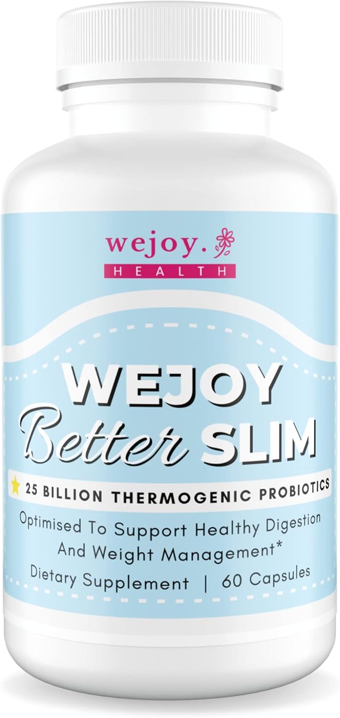Better Slim - Thermogenic Probiotics for Women, Bloating Relief, Appetite Suppressant for Weight Loss, Detox Cleanse Probiotics for Digestive Health, Lactobacillus Acidophilus Probiotic