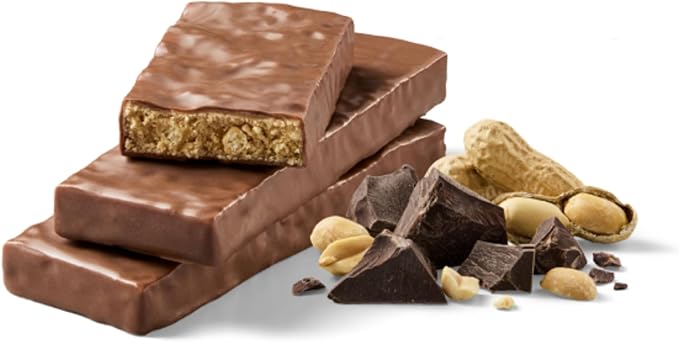 think! Protein Bars with Chicory Root for Fiber, Digestive Support, Gluten Free with Whey Protein Isolate, Chunky Chocolate Peanut, Snack Bars without Artificial Sweeteners, 1.4 Oz (10 Count)