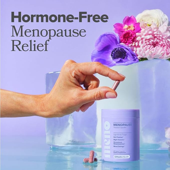 MENO Vitamins for Menopause, 30 Servings (Pack of 3) - Hormone-Free Menopause Supplements for Women with Black Cohosh & Ashwagandha KSM-66 - Helps Alleviate Hot Flashes, Night Sweats, & Mood Swings