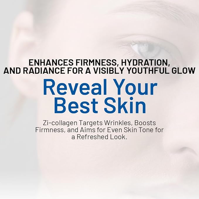 Zi-Collagen - Premium Collagen Capsules with Phytoceramides Hyaluronic Acid and Biotin - Skin Hair and Nails Advanced Anti Aging Supplement - Multivitamin for Women & Men - 60 Pills