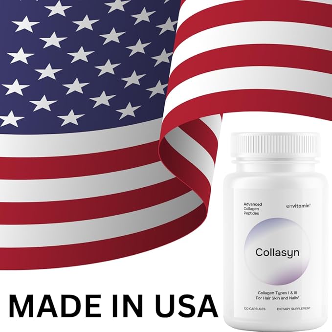 Collasyn Advanced Collagen Peptides Capsules, 120 Count