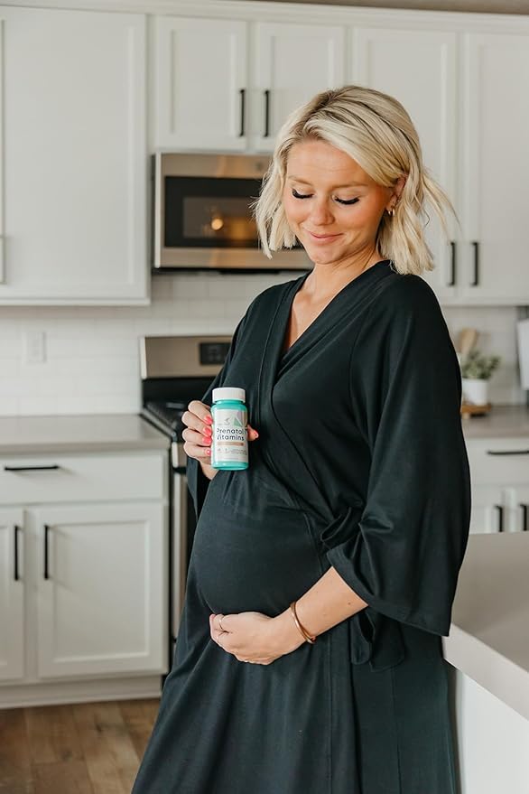 Copper Pearl Prenatal Vitamins for Women with Prenatal DHA, Folic Acid and Iron - Gluten and Lactose-Free Prenatal Vitamin for Pregnant Women - Prenatal Vitamins with DHA and Folic Acid, 60 Capsules