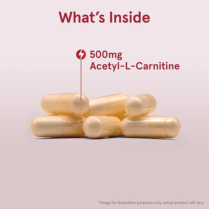 Jarrow Formulas Acetyl L-Carnitine 500 mg, Dietary Supplement, Amino Acid Support for Brain Health and Antioxidants, 120 Veggie Capsules, 120 Day Supply